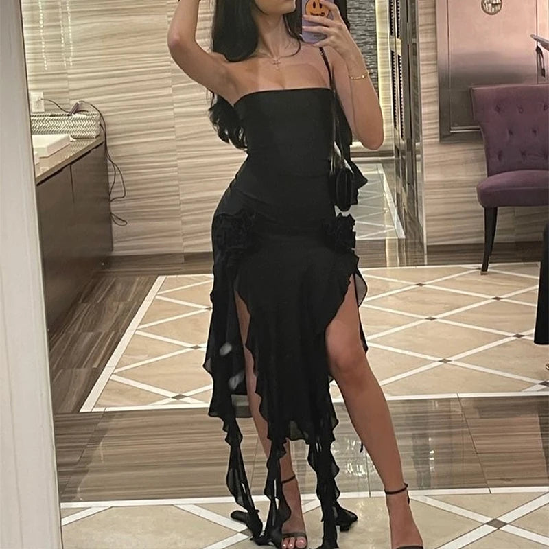 Ruffled Summer mini Dress