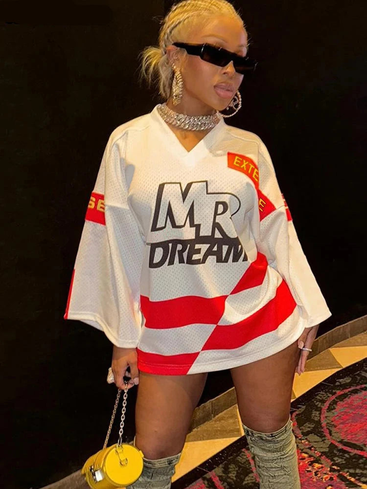 Miss "never been to a game" Jersey Dress