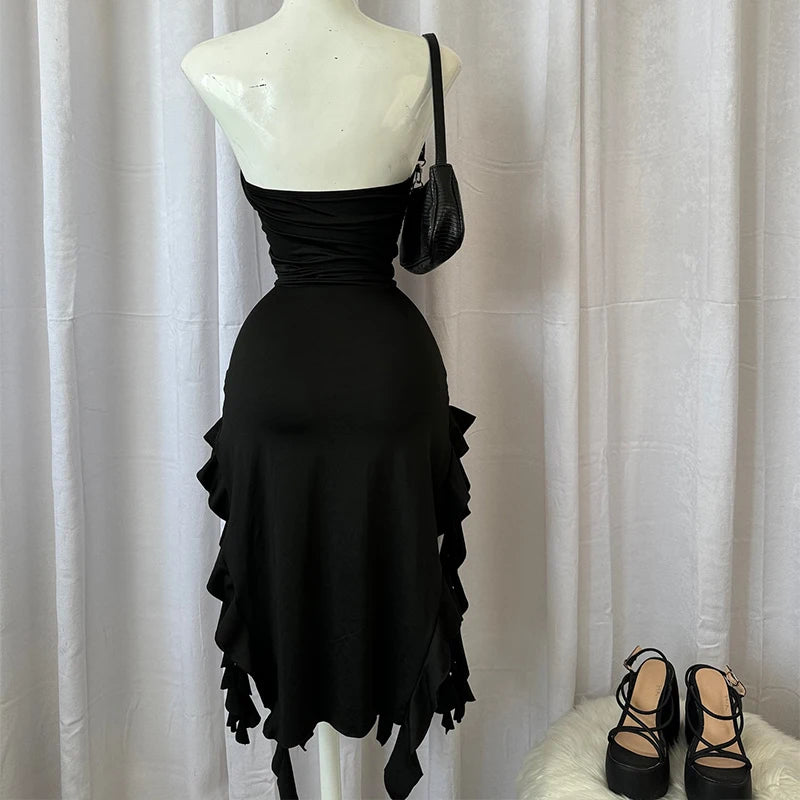 Ruffled Summer mini Dress