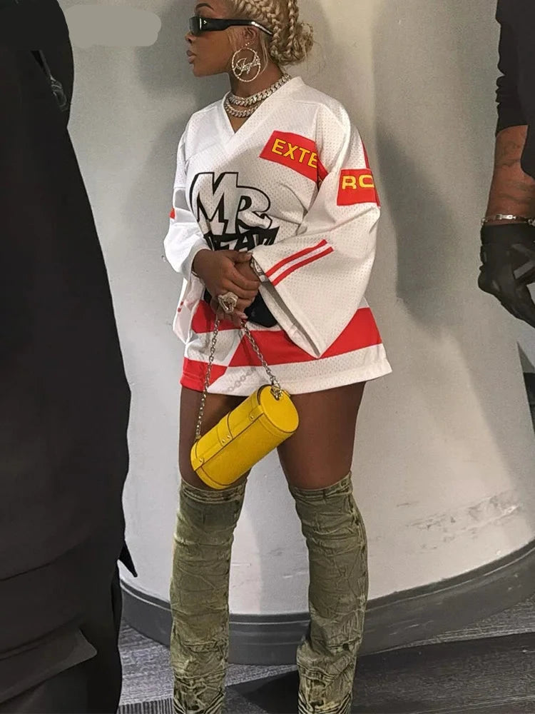Miss "never been to a game" Jersey Dress