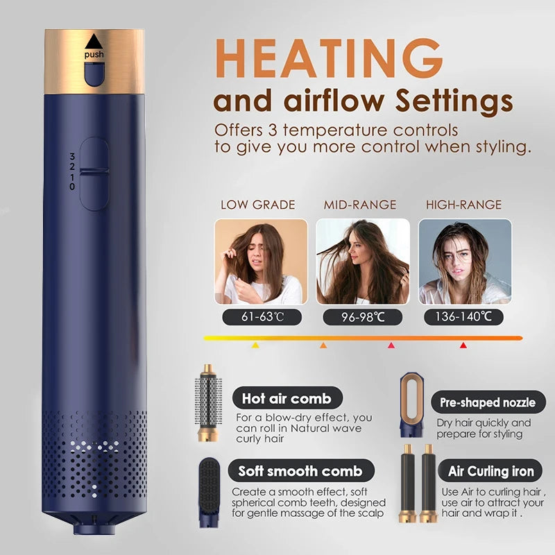 5-in-1 Hair Dryer and Styler