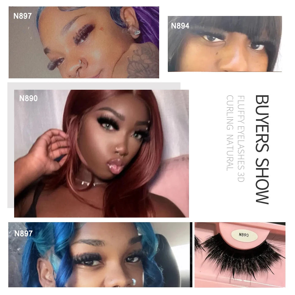 Wispy spike lashes 17mm-20mm