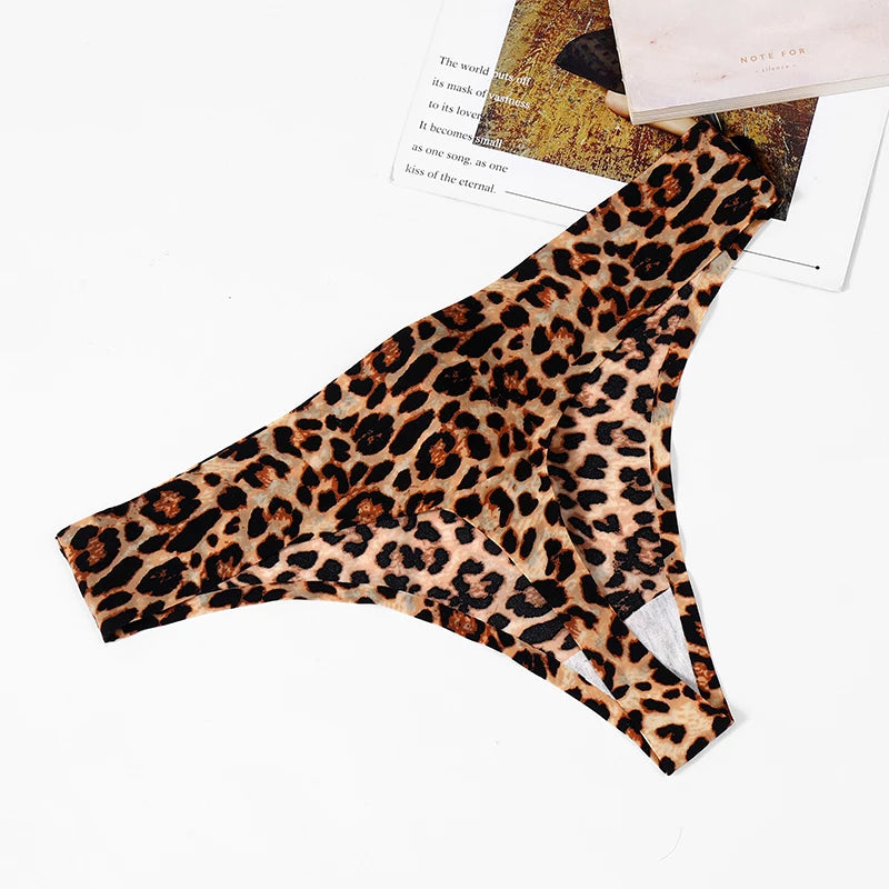Money Long Cheetah Thong 3pcs Set