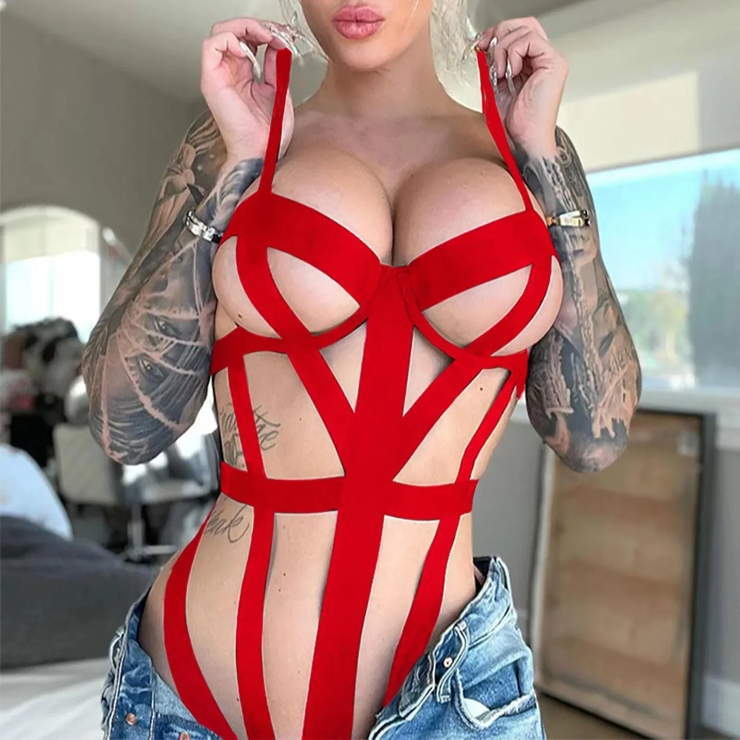 Sexy Bodycon Leotard