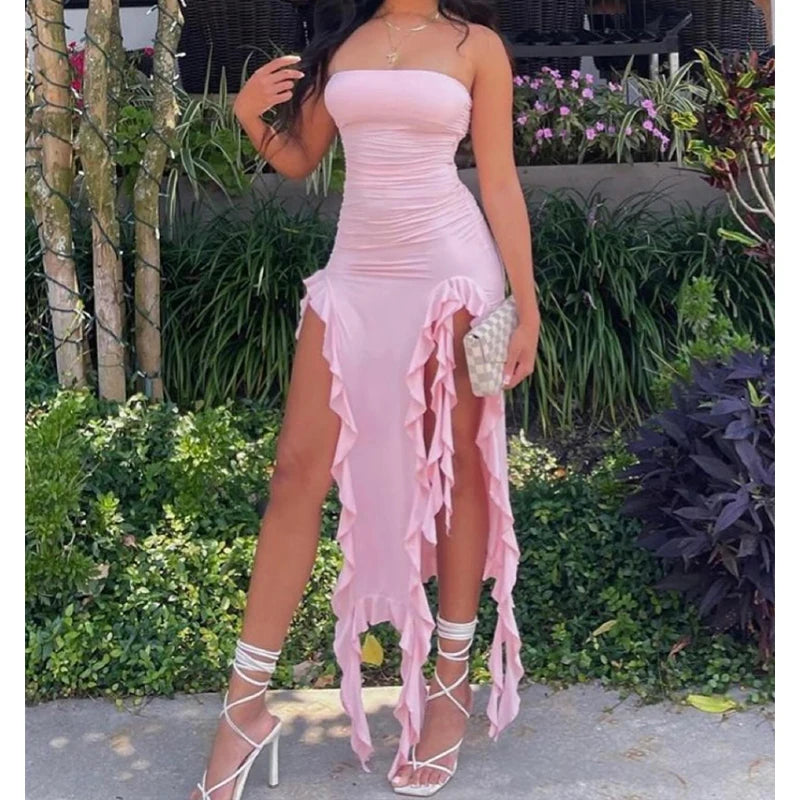 Ruffled Summer mini Dress