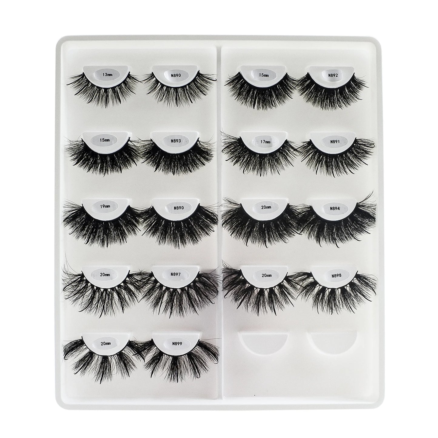 Wispy spike lashes 17mm-20mm