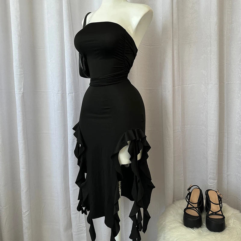 Ruffled Summer mini Dress