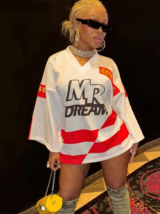 Miss "never been to a game" Jersey Dress