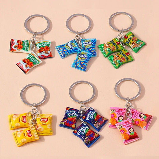 Snacks Purse Charm