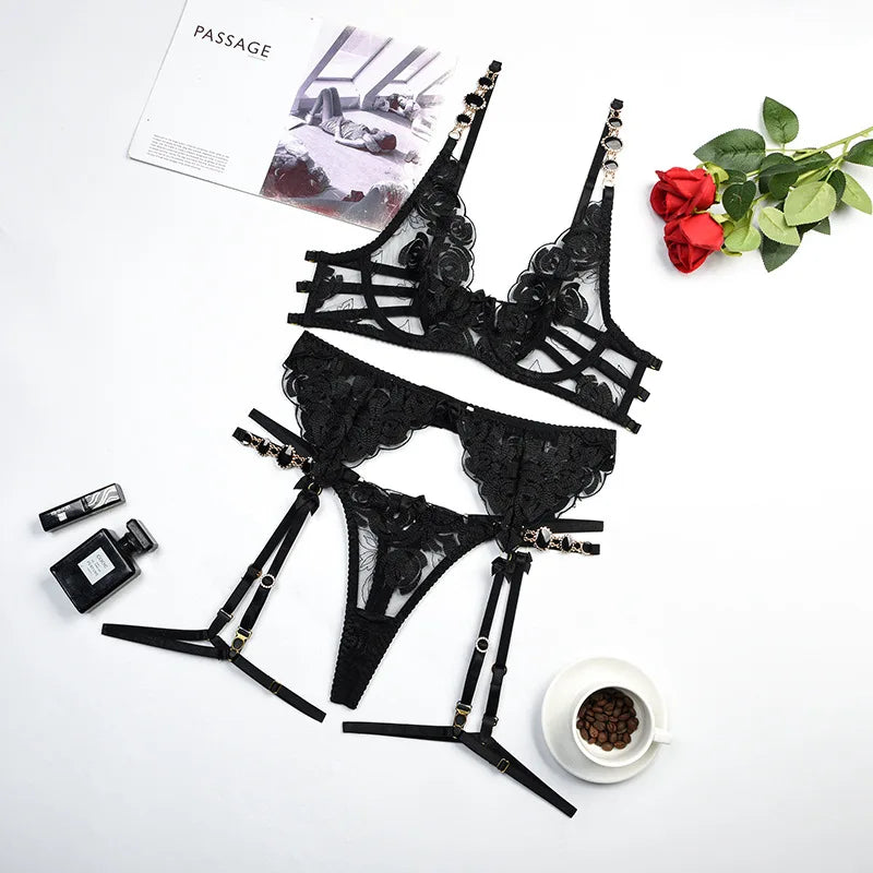 Semi Cup Lace Set