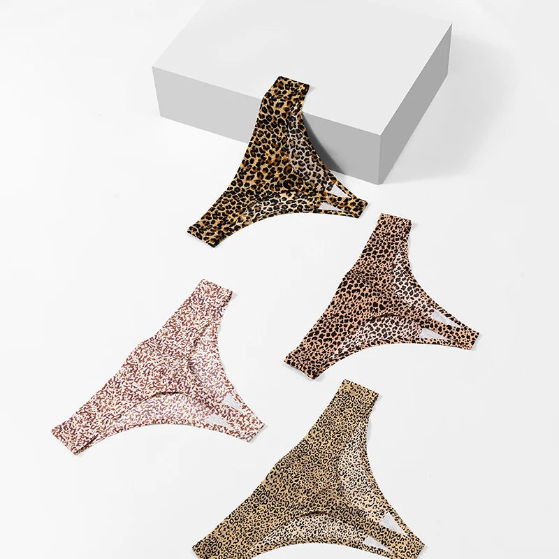 Money Long Cheetah Thong 3pcs Set