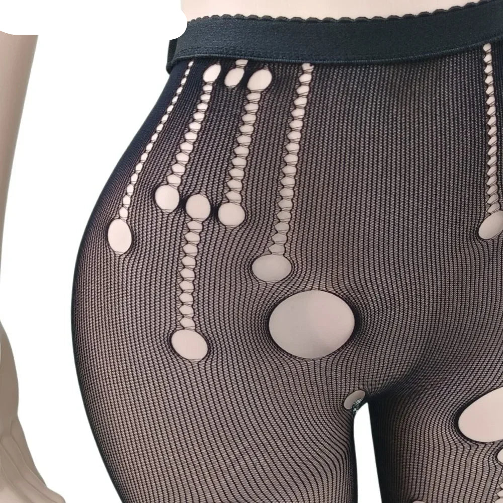 Mesh Peek Leggings