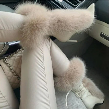 Fur Stiletto Bootie