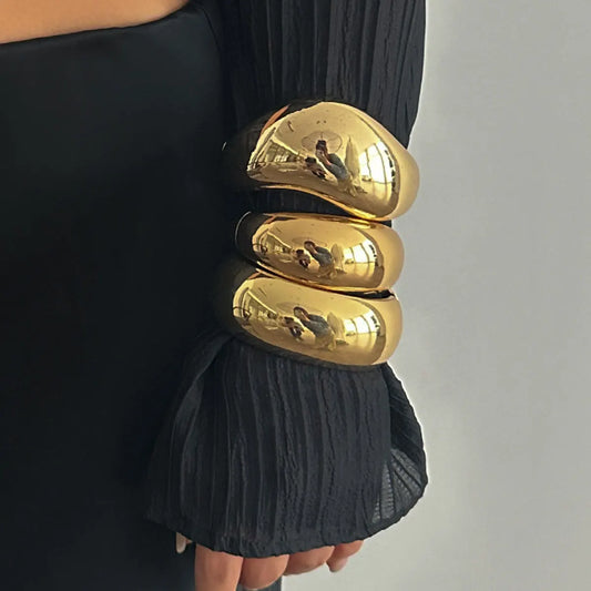 Chunky Gold Bangles