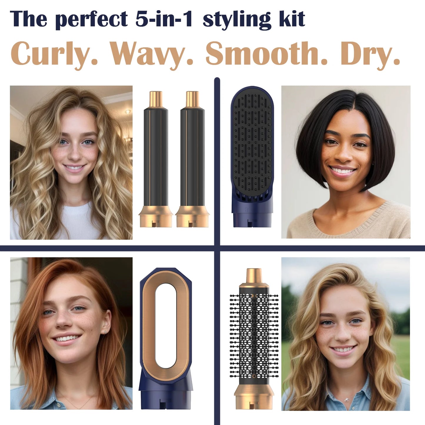 5-in-1 Hair Dryer and Styler